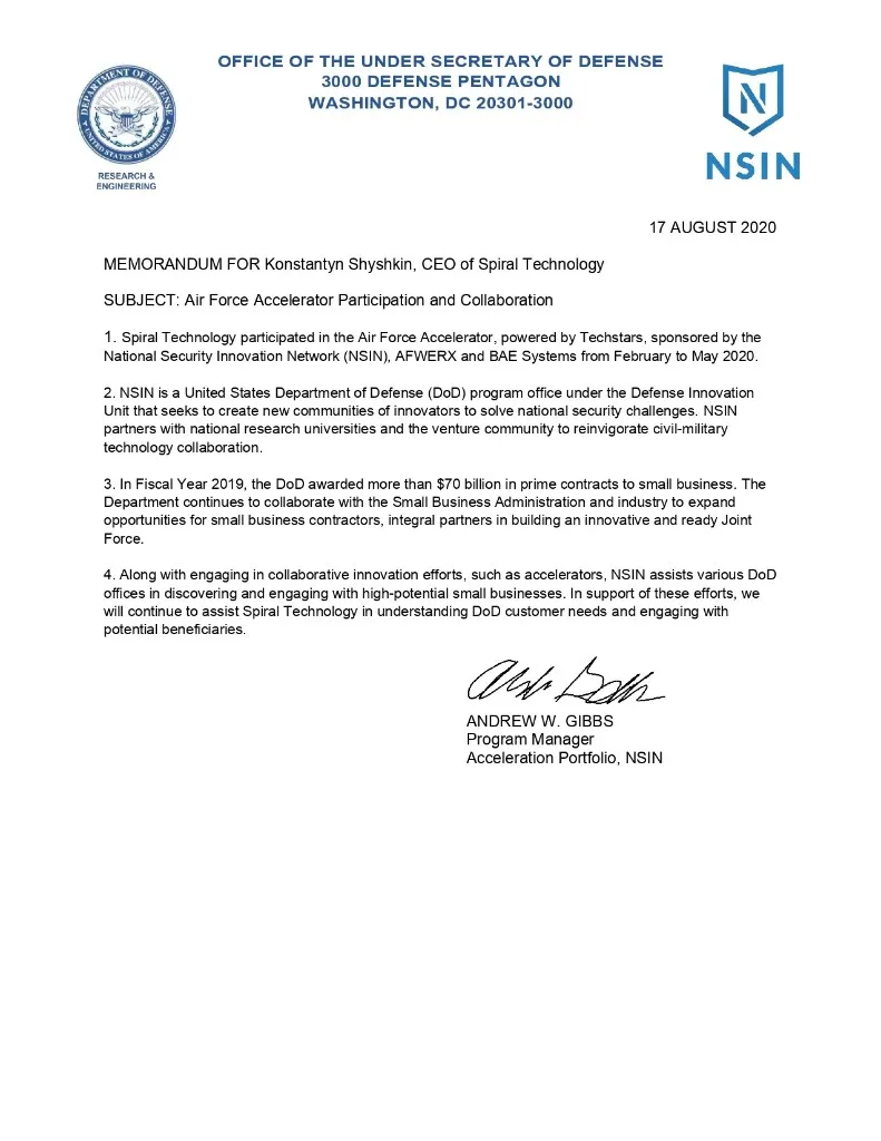 Ten Startups Chosen for 2020 USAF Tech Accelerator