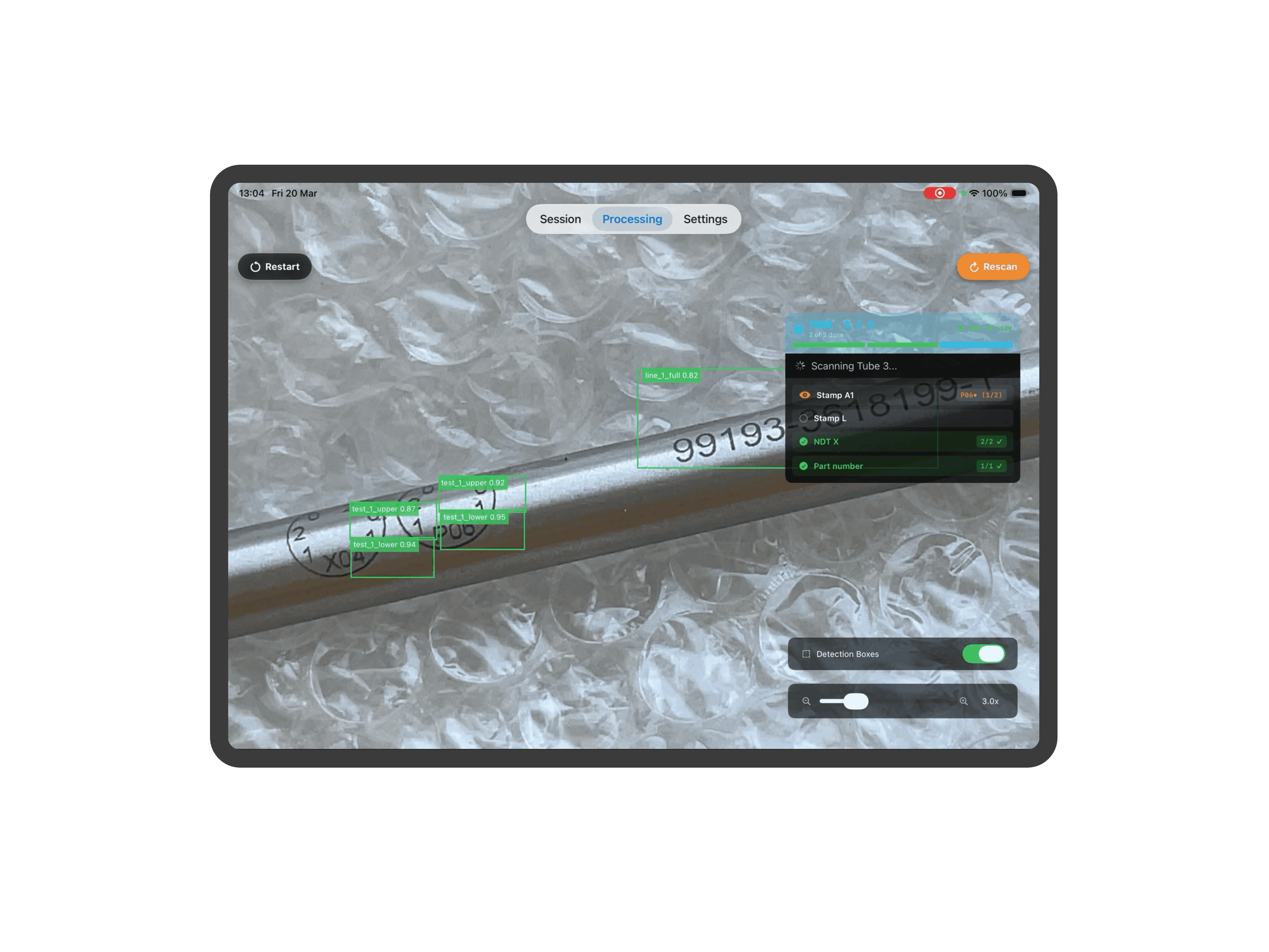 Traditional manual inspection