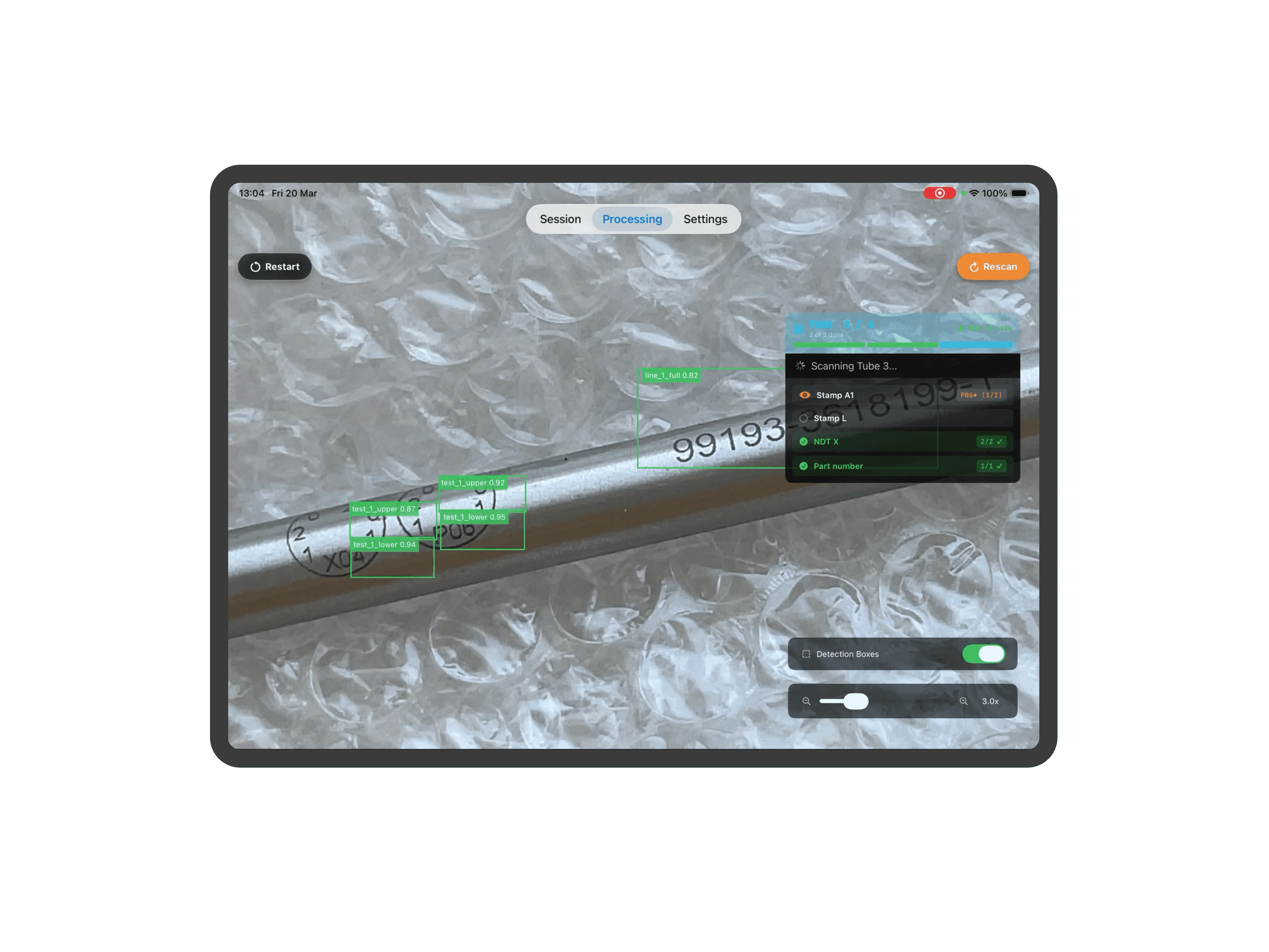 Traditional manual inspection