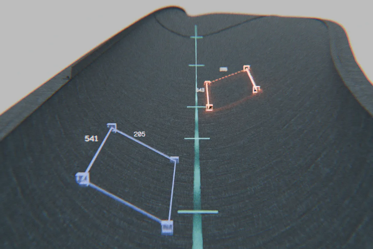 AR defect registration